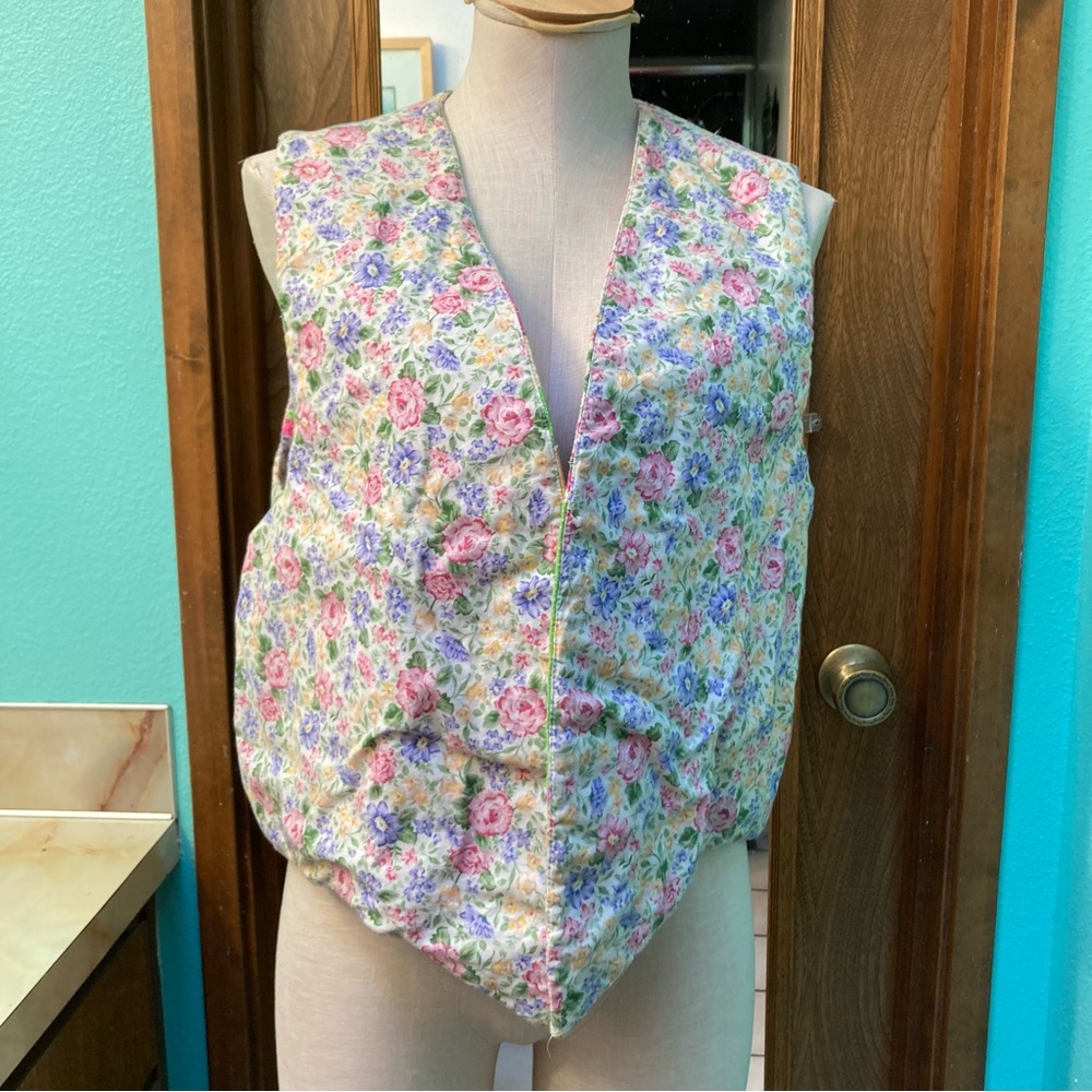 Reversible Patchwork Quilted Vest - image 7